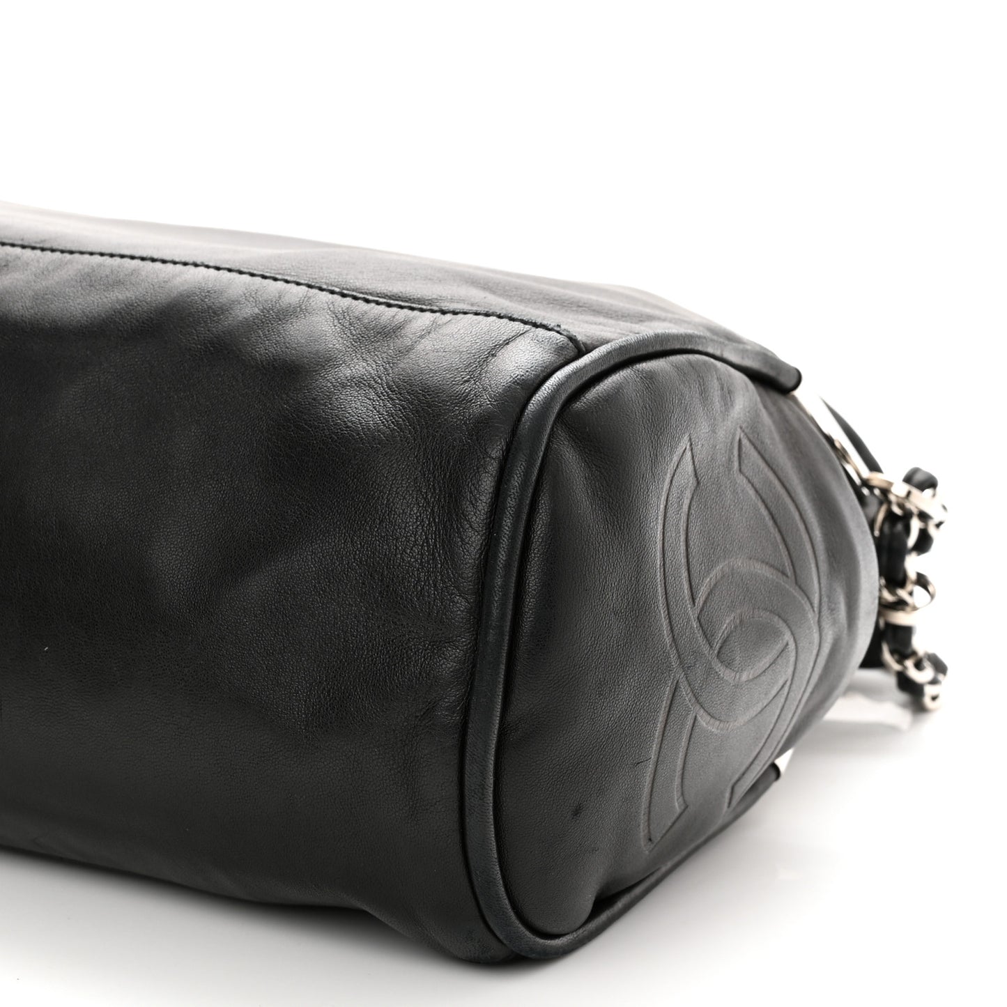 Lambskin Large Ultimate Soft Tote Black