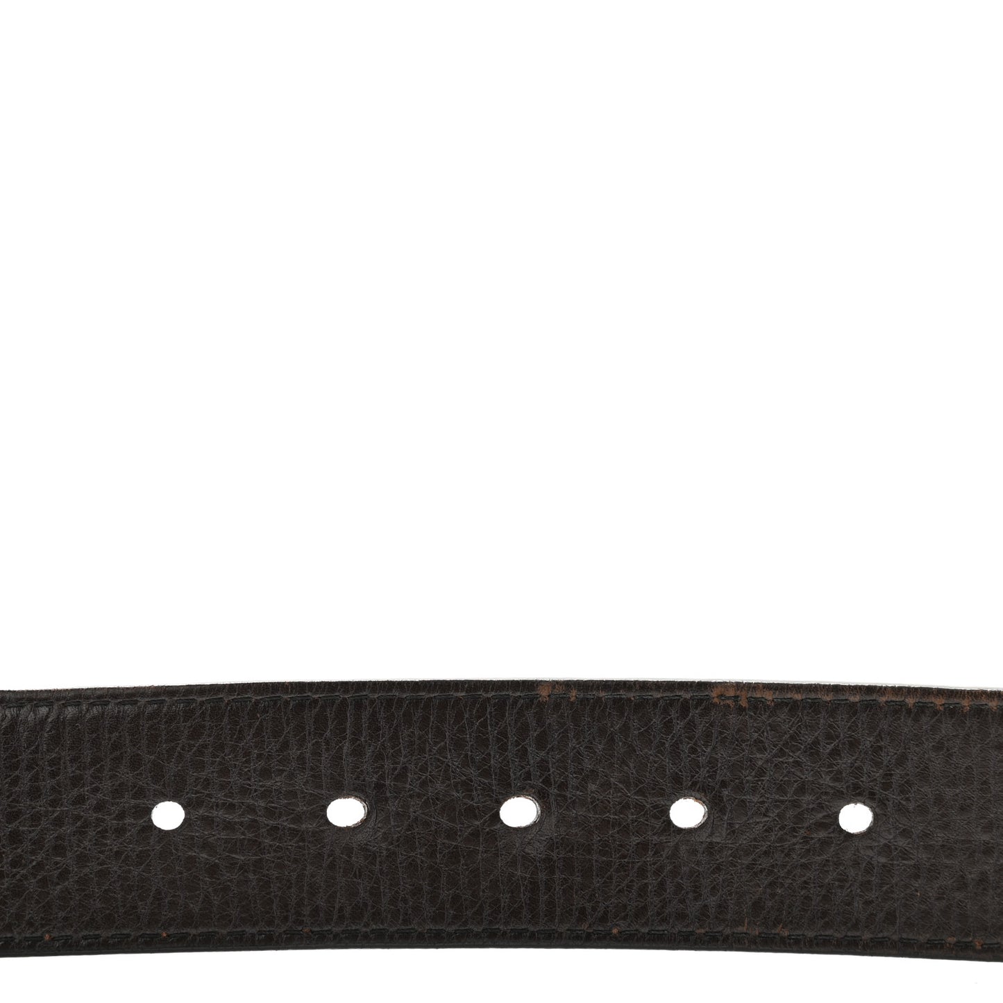 Taurillon Calfskin LV Initiales Belt 90 36 Brown