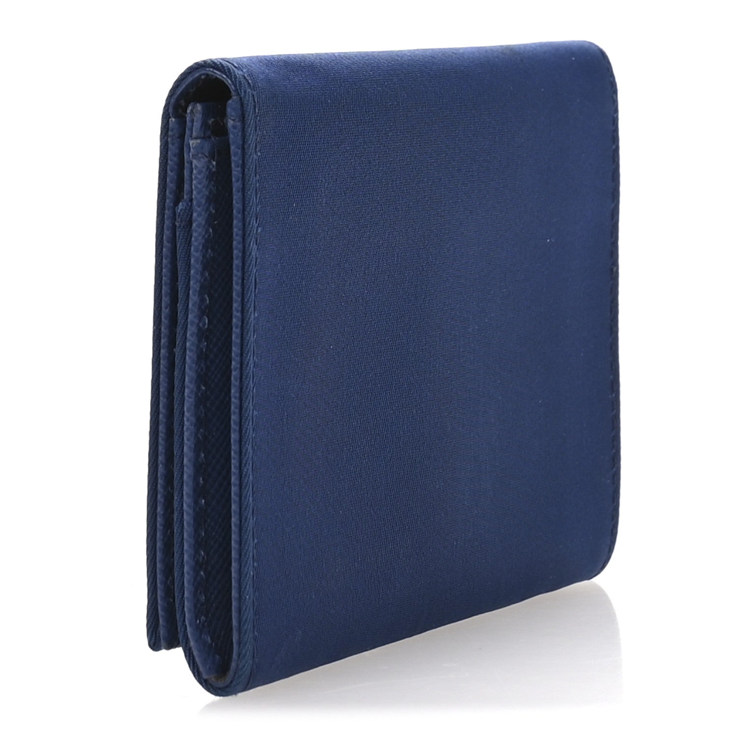 Prada Tessuto Nylon Card Holder Bluette 3 of 7