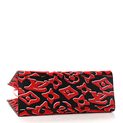 Louis Vuitton X UF Tufted Monogram Onthego GM Black Red 5 of 7