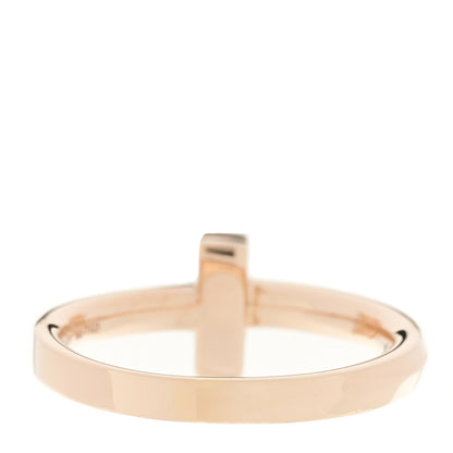 Tiffany 18K Rose Gold T T1 Ring 53 6.25 3 of 5