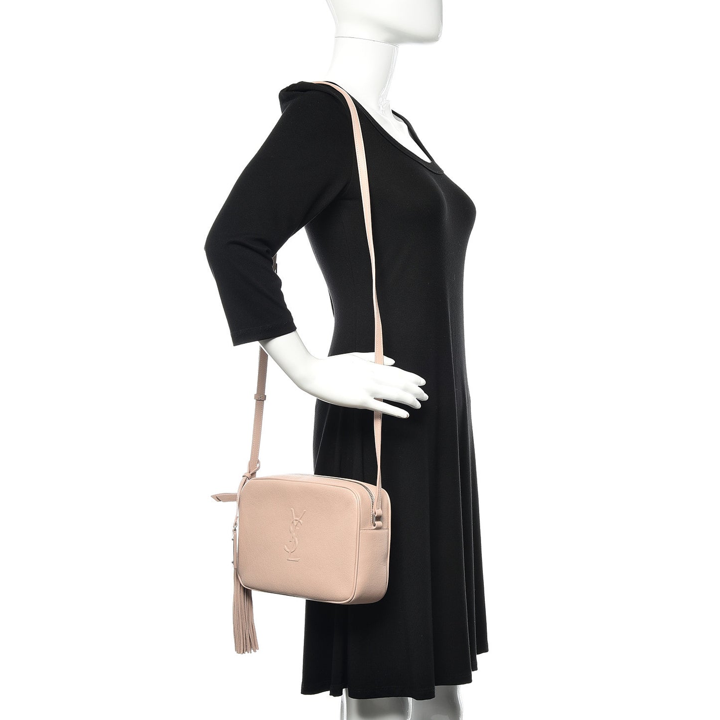 Lambskin Monogram Small Lou Camera Bag Marble Pink