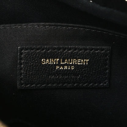 Saint Laurent Calfskin Matelasse Monogram Lou Camera Bag Dark Beige 6 of 10