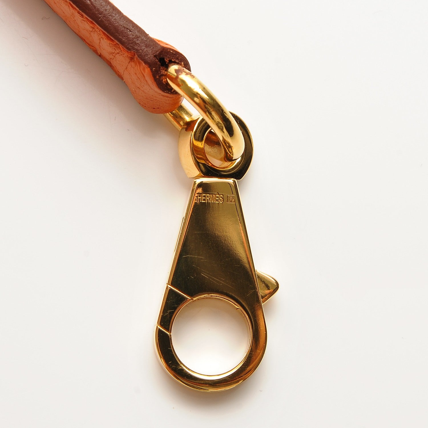 Hermes Taurillon Clemence Kelly Retourne 28 Orange 9 of 24
