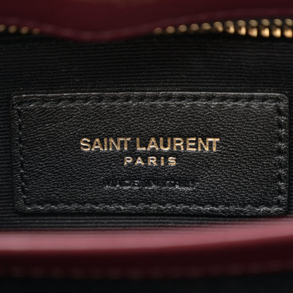 Saint Laurent Calfskin Y Quilted Monogram Toy Loulou Monogram Crossbody Bag Rouge Legion 7 of 14