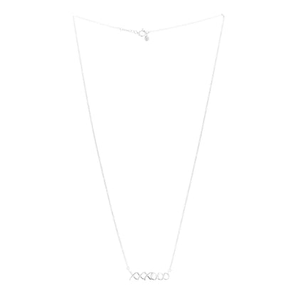 Tiffany Sterling Silver Paloma's Graffiti Love and Kisses Pendant Necklace 3 of 7
