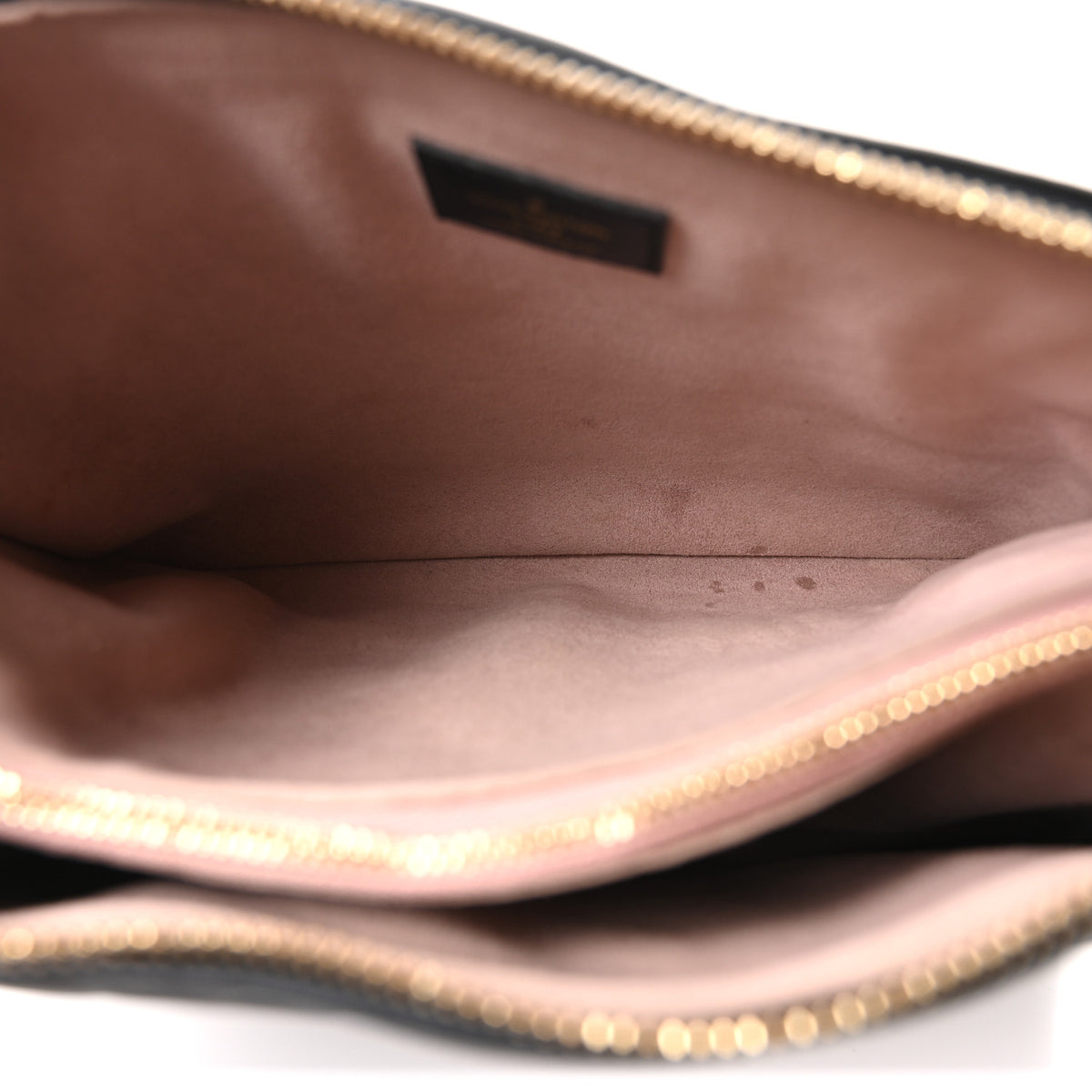 Lambskin Embossed Monogram Coussin PM Black