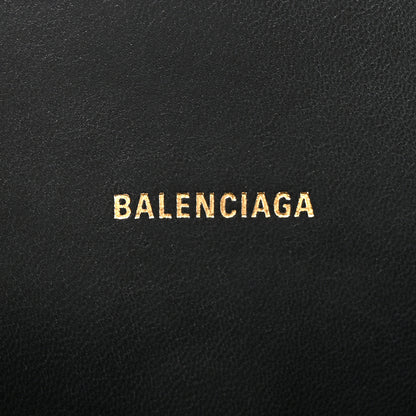 Balenciaga Shiny Box Calfskin Hourglass Top Handle Bag XS Black 6 of 13