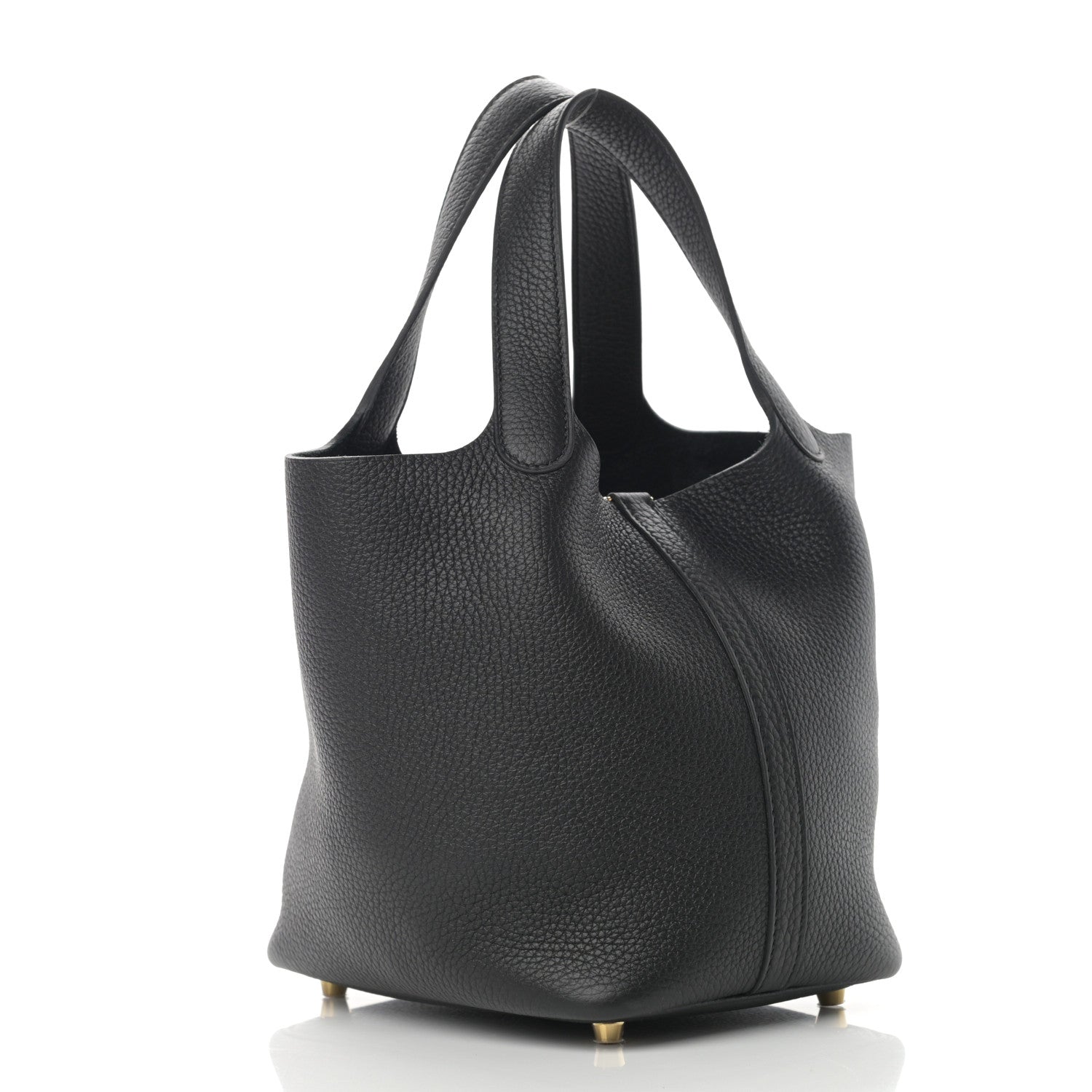 Hermes Taurillon Clemence Picotin Lock 18 PM Black 3 of 11
