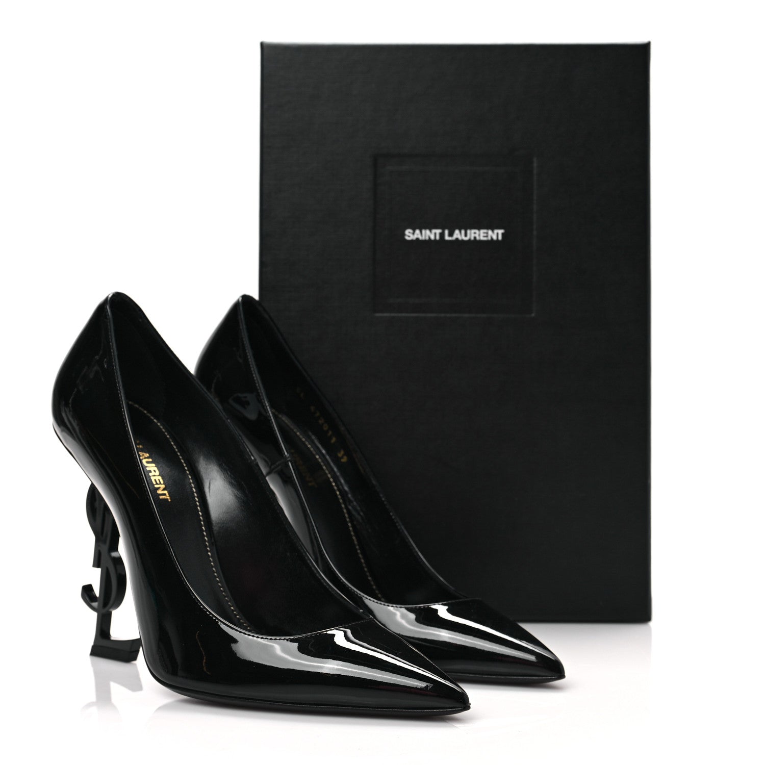 Saint Laurent Patent Opyum 110 Pumps 39 Black 9 of 9