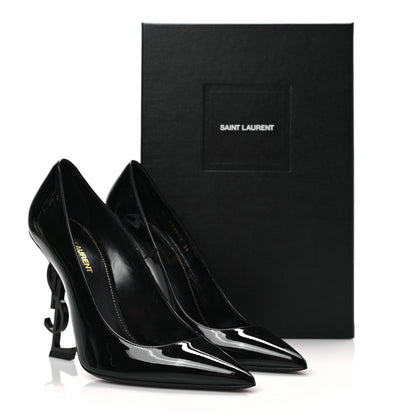Saint Laurent Patent Opyum 110 Pumps 39 Black 9 of 9