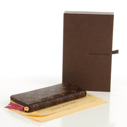 Louis Vuitton Monogram Clemence Wallet Fuchsia 4 of 7