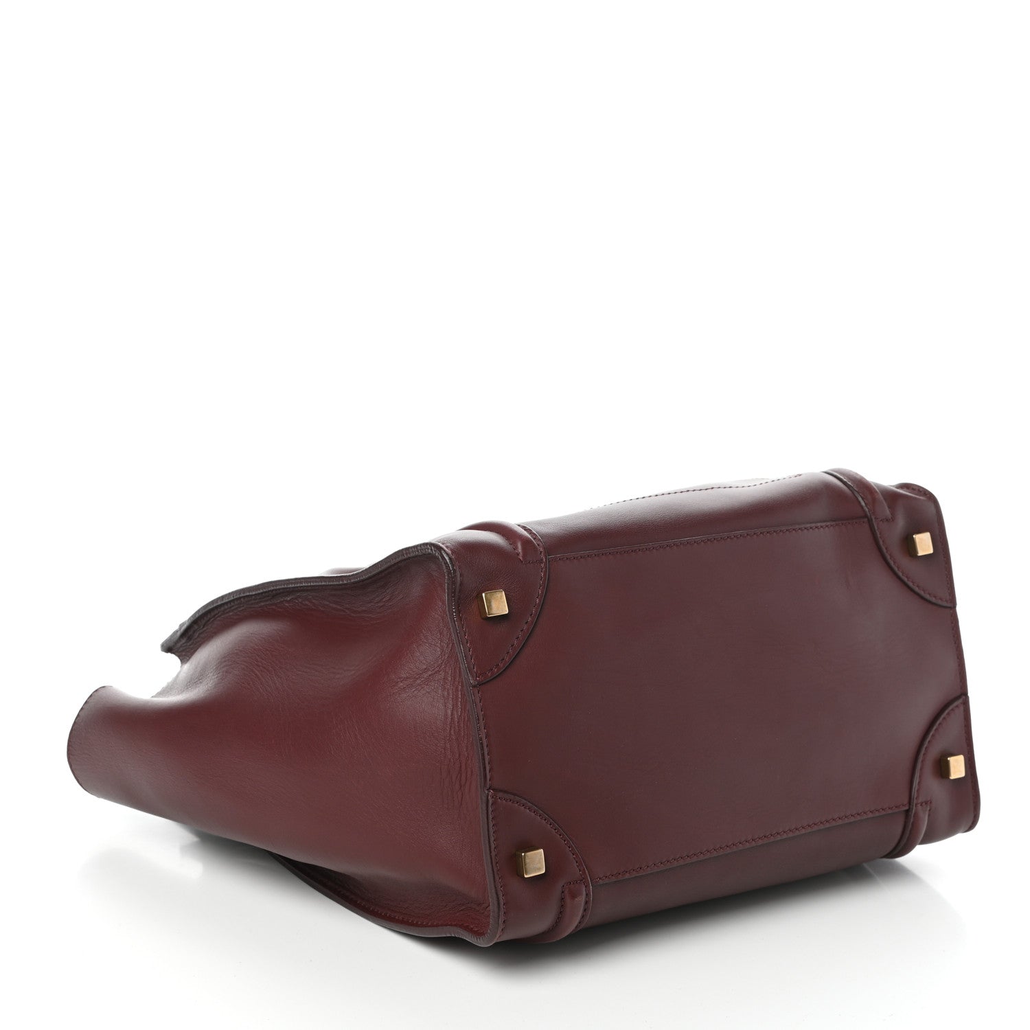 Celine Smooth Calfskin Mini Luggage Burgundy 4 of 9