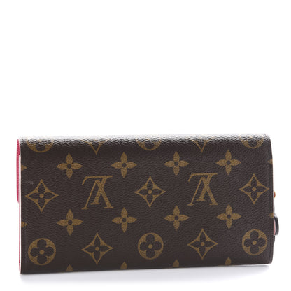 Louis Vuitton Monogram Bloom Flower Emilie Wallet 3 of 10