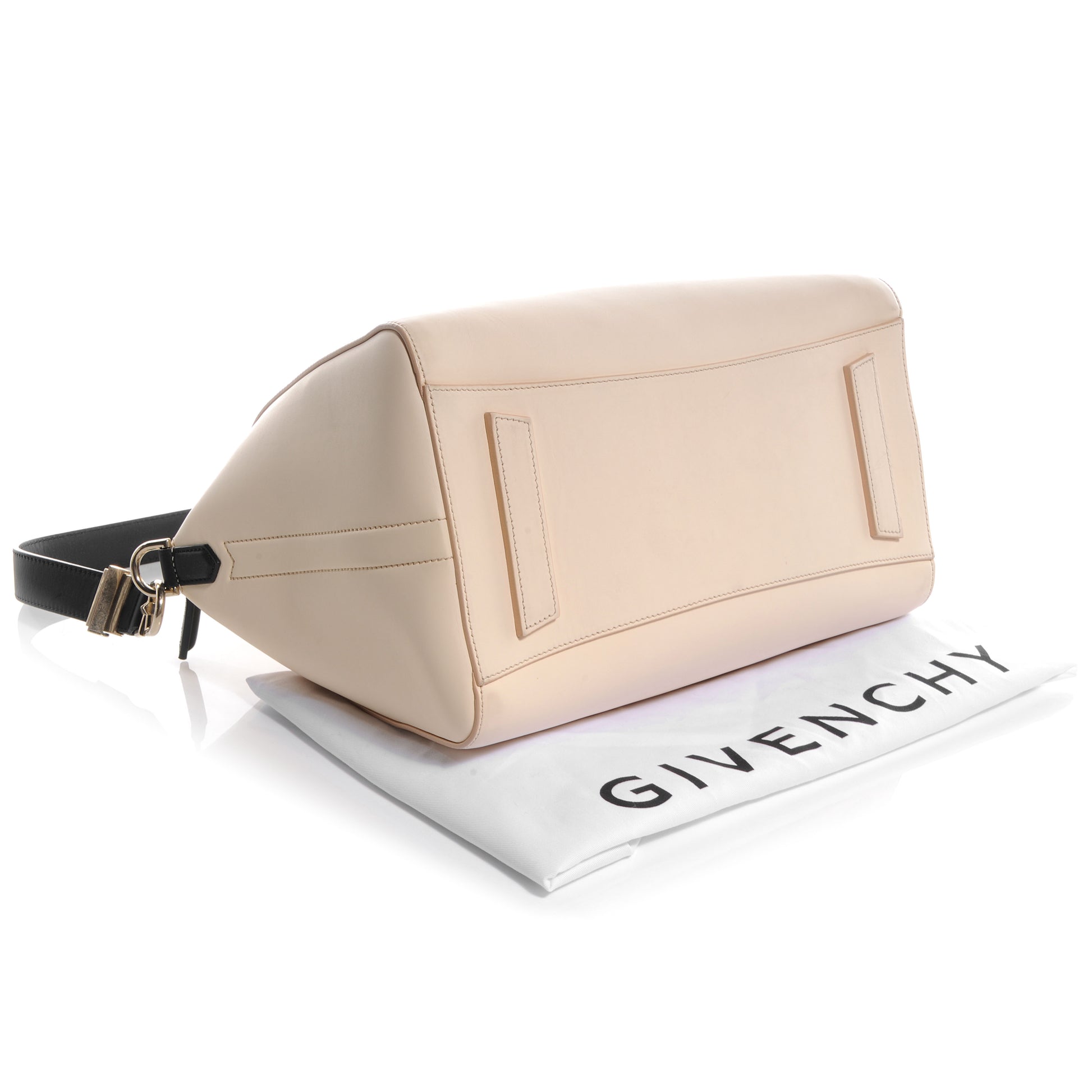 Givenchy Calfskin Medium Tri-Color Antigona Beige Black Silver 4 of 12