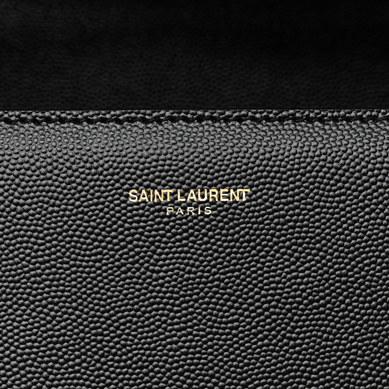 Saint Laurent Grain de Poudre Medium Classic Monogram Cassandra Top Handle Black 6 of 10