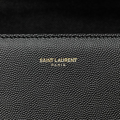Saint Laurent Grain de Poudre Medium Classic Monogram Cassandra Top Handle Black 6 of 10