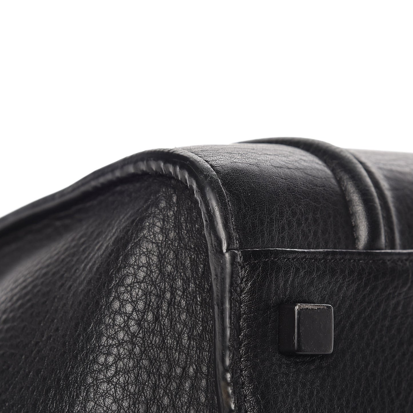 Supple Calfskin Medium Phantom Luggage Black
