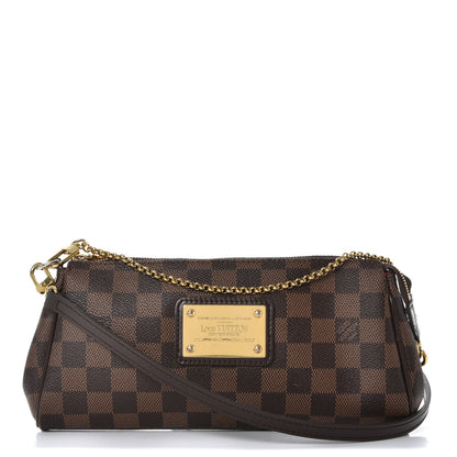 Louis Vuitton Damier Ebene Eva Clutch 1 of 8