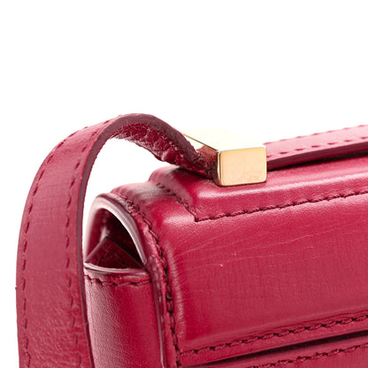 Givenchy Textured Calfskin Mini Pandora Box Crossbody Bag Magenta 12 of 12