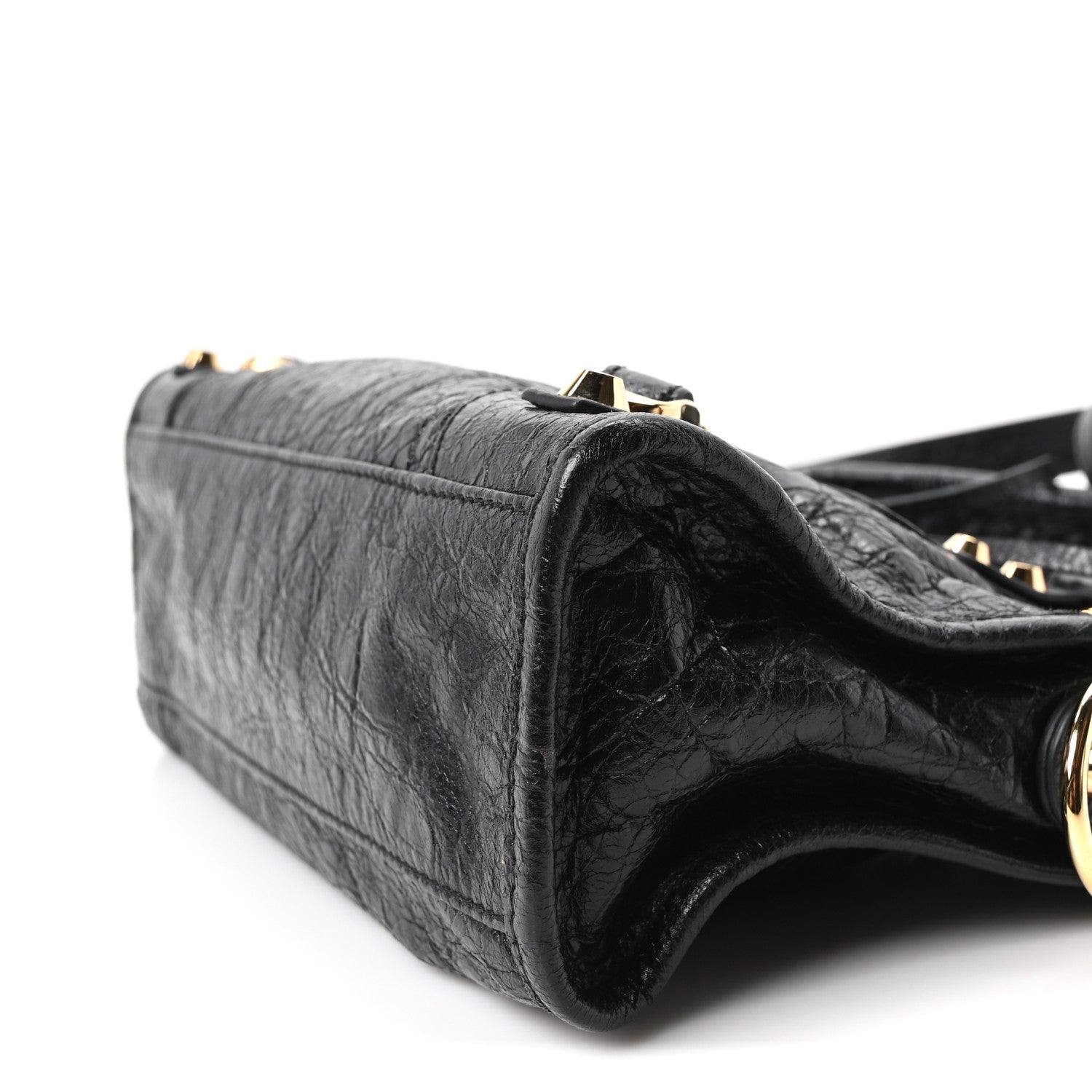 Balenciaga Agneau Classic Gold Hardware Mini City Black 11 of 11