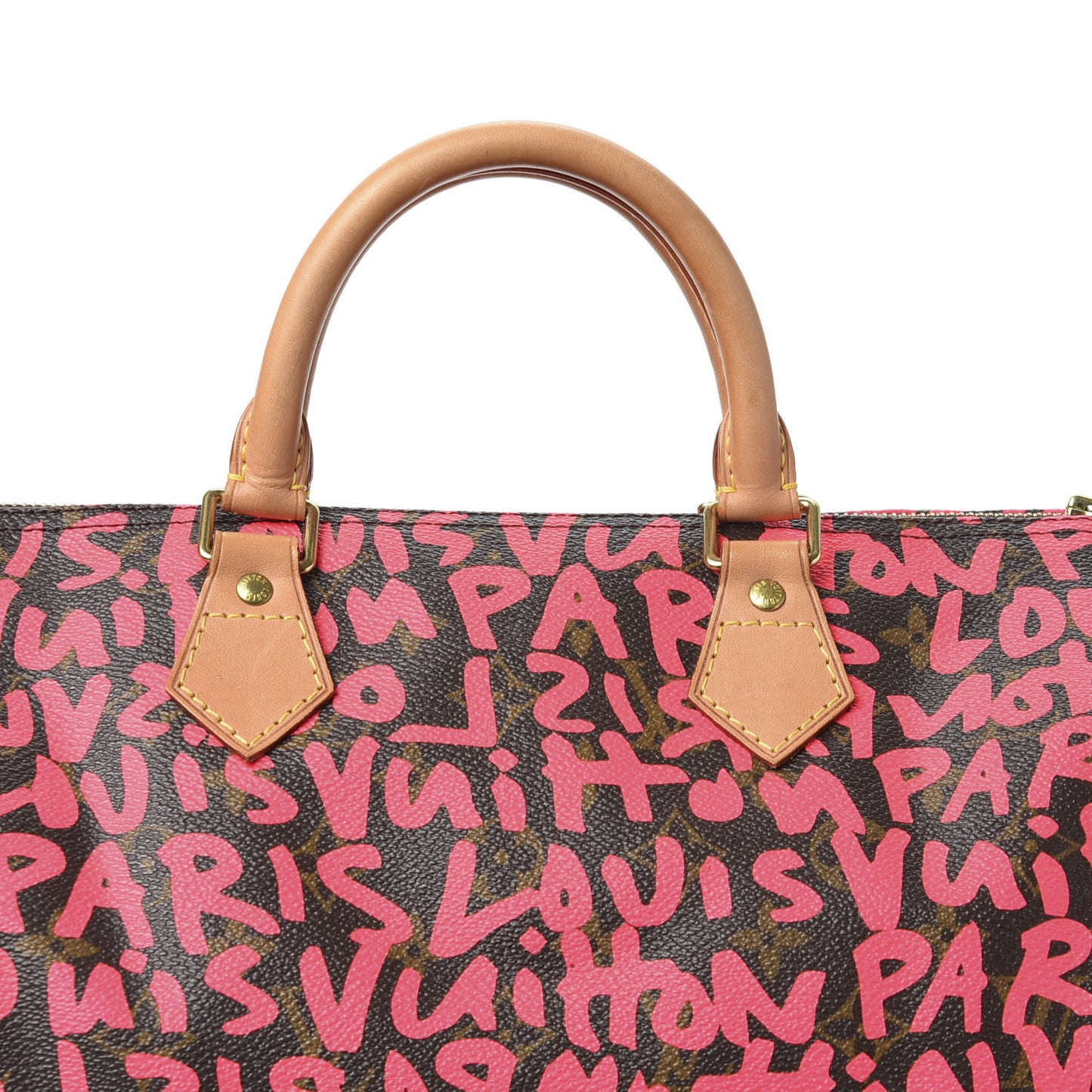 Monogram Graffiti Speedy 30 Fuchsia
