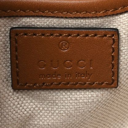 Gucci Calfskin Horsebit 1955 Small Soft Top Handle Shoulder Bag Brown 6 of 9