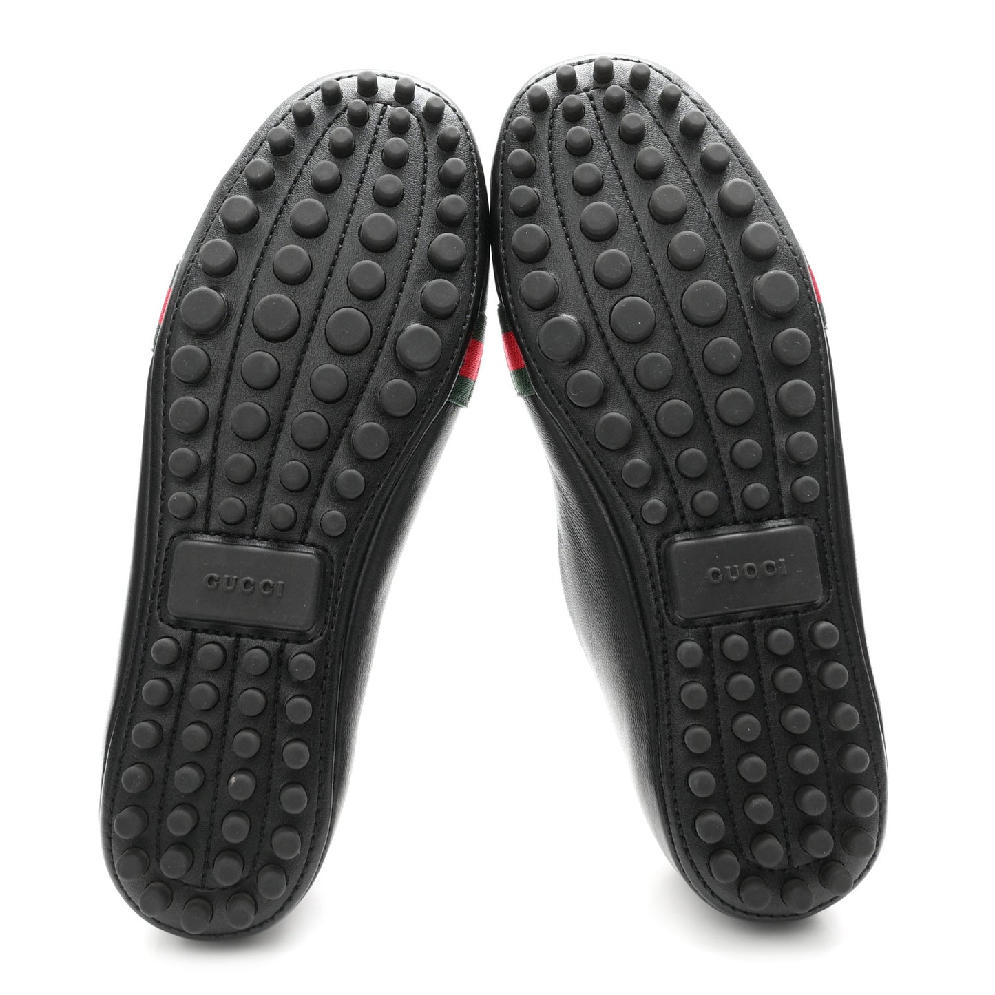 Calfskin Bayadere Bee Ballerina Flats 35.5 Black