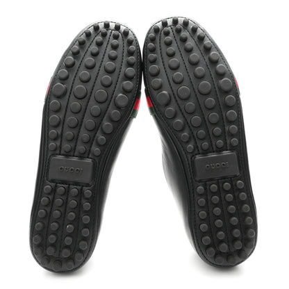 Gucci Calfskin Bayadere Bee Ballerina Flats 35.5 Black 6 of 10