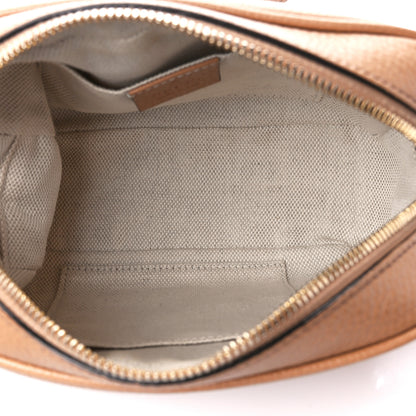 Gucci Pebbled Calfskin Small Soho Disco Bag Camelia 4 of 10