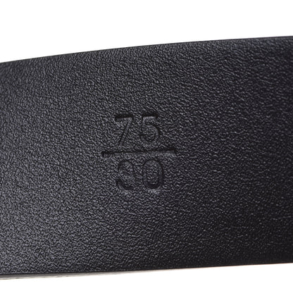 Chanel Calfskin Paris Button CC Belt 75 30 Black 4 of 7
