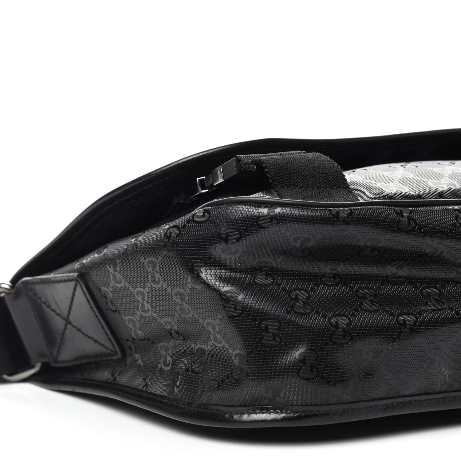 Gucci Imprime Monogram Medium Messenger Bag Black 8 of 10
