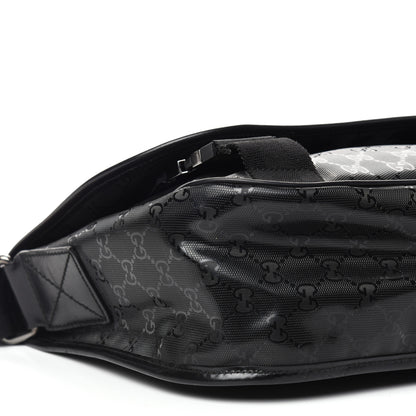 Gucci Imprime Monogram Medium Messenger Bag Black 8 of 10