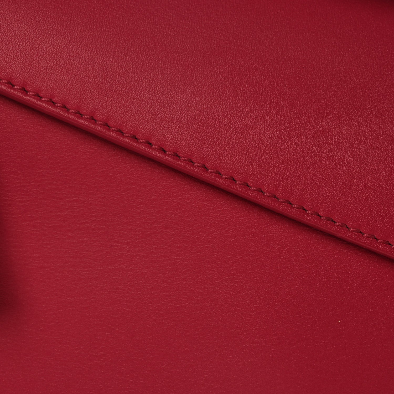 Loewe Satin Calfskin Monochrome Small Puzzle Edge Bag Ruby Red Glaze 7 of 10