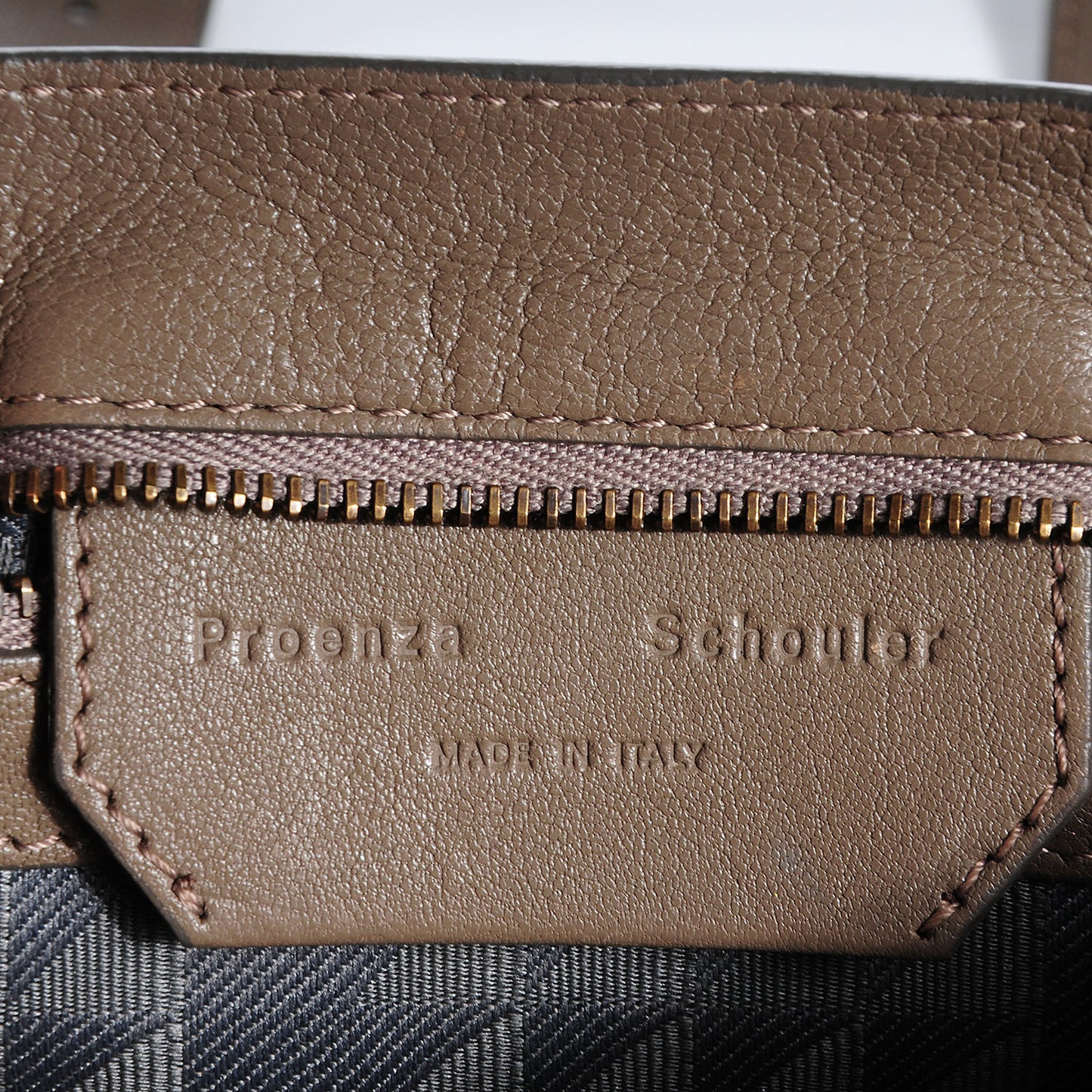 Leather PS1 Pouch Messenger Bag Smoke