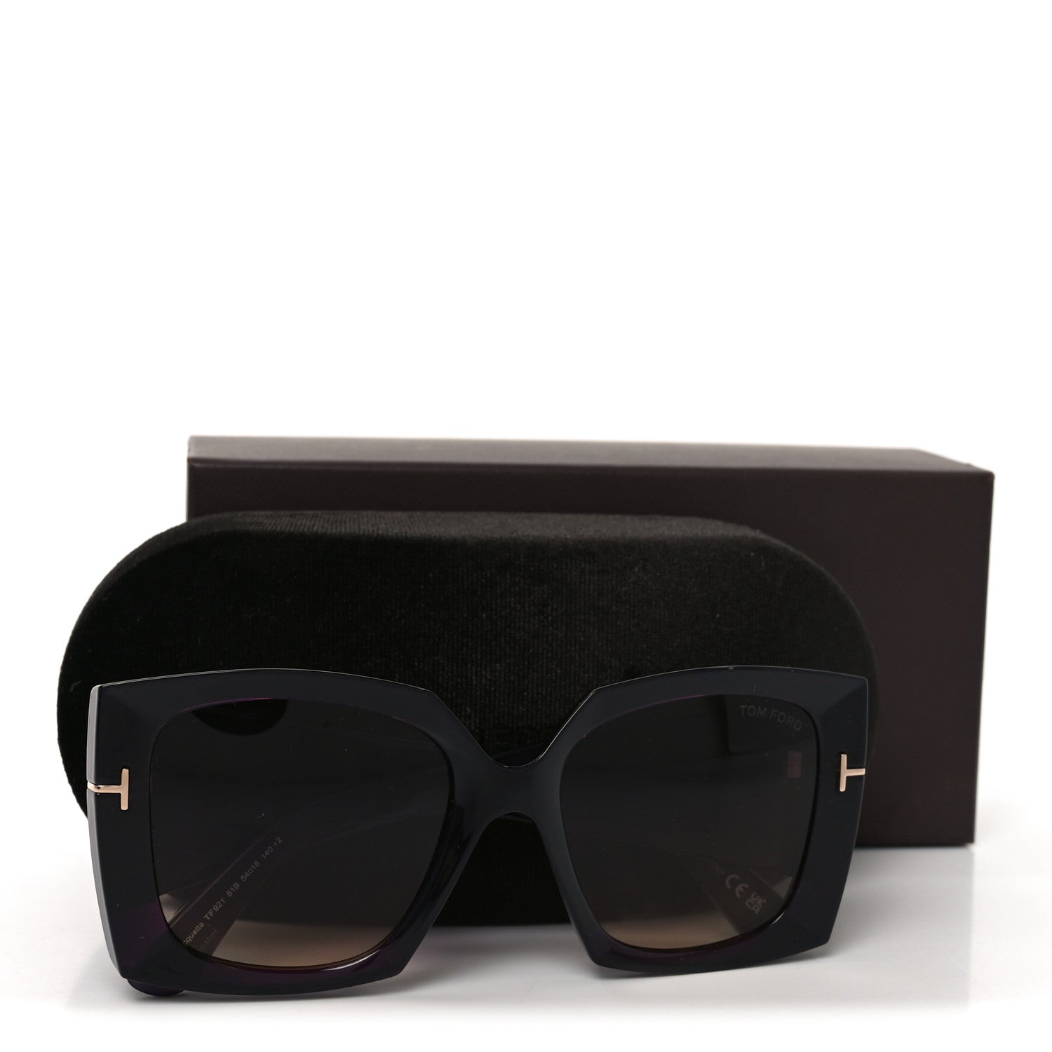 Tom Ford Acetate Jacquetta Sunglasses TF921 Purple 7 of 7