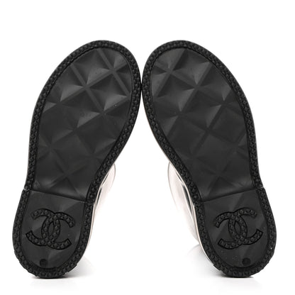 Chanel Caoutchouk CC High Boots 36 Black 5 of 8