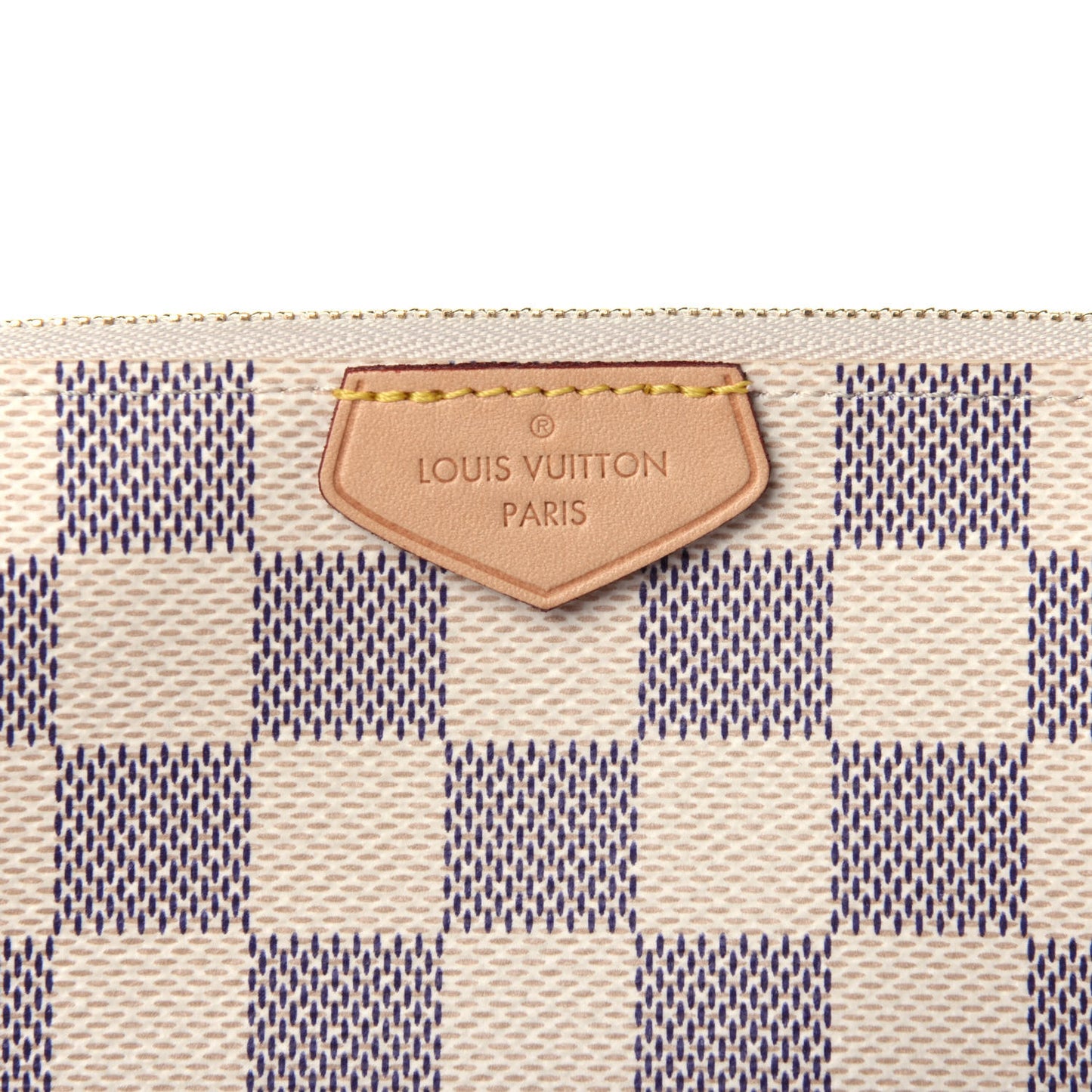 Damier Azur Double Zip Pochette