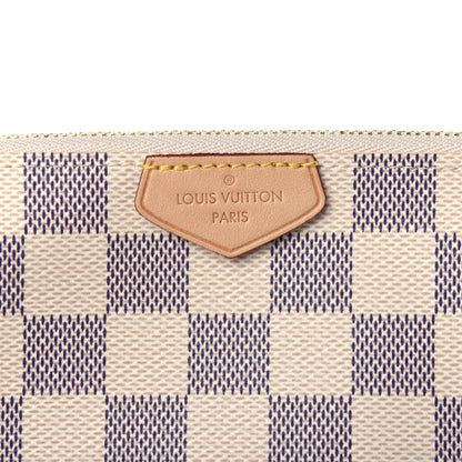 Louis Vuitton Damier Azur Double Zip Pochette 4 of 4