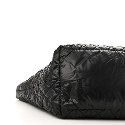 Chanel Nylon Quilted Large Coco Cocoon Tote Black 9 of 10