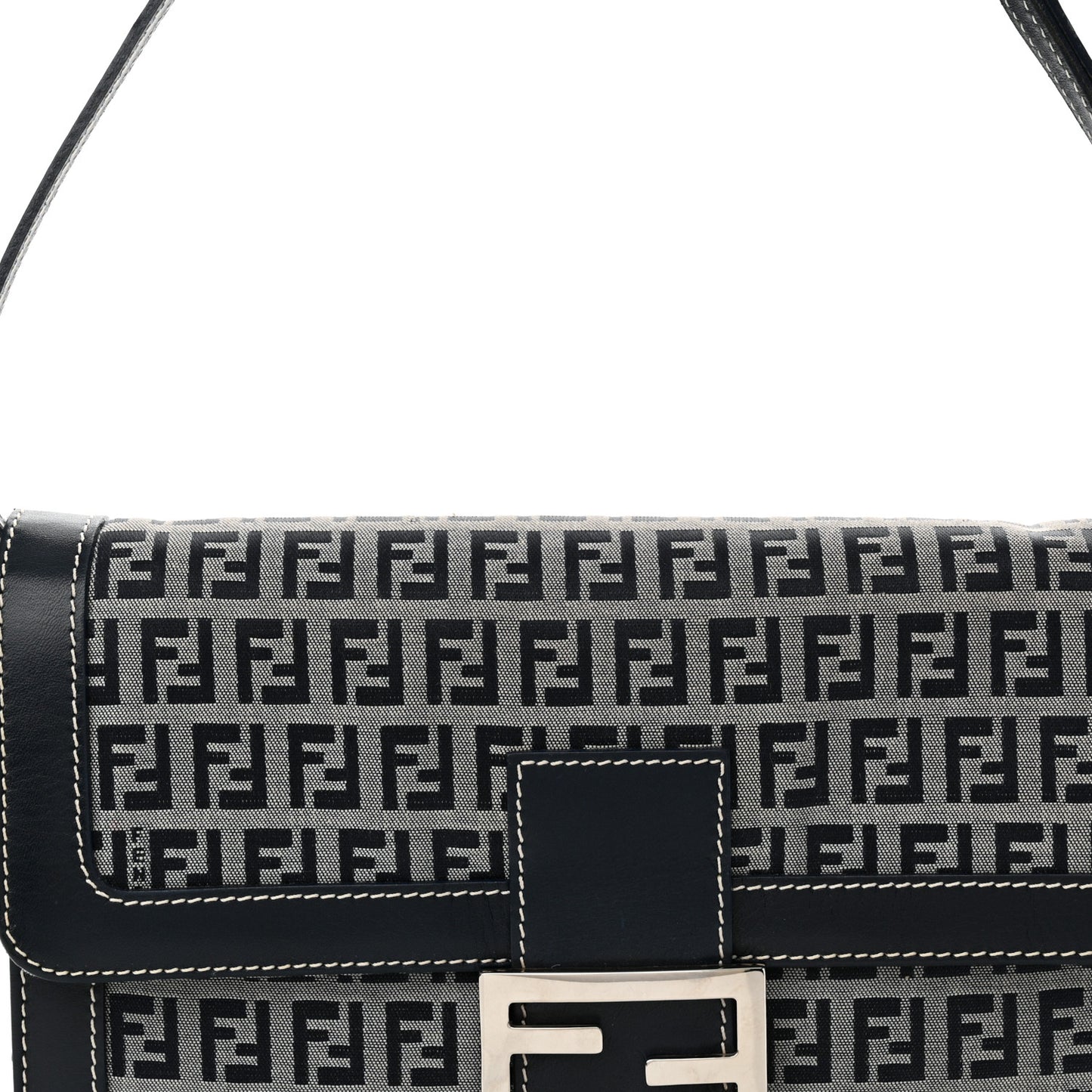 Zucchino Baguette Shoulder Bag Navy