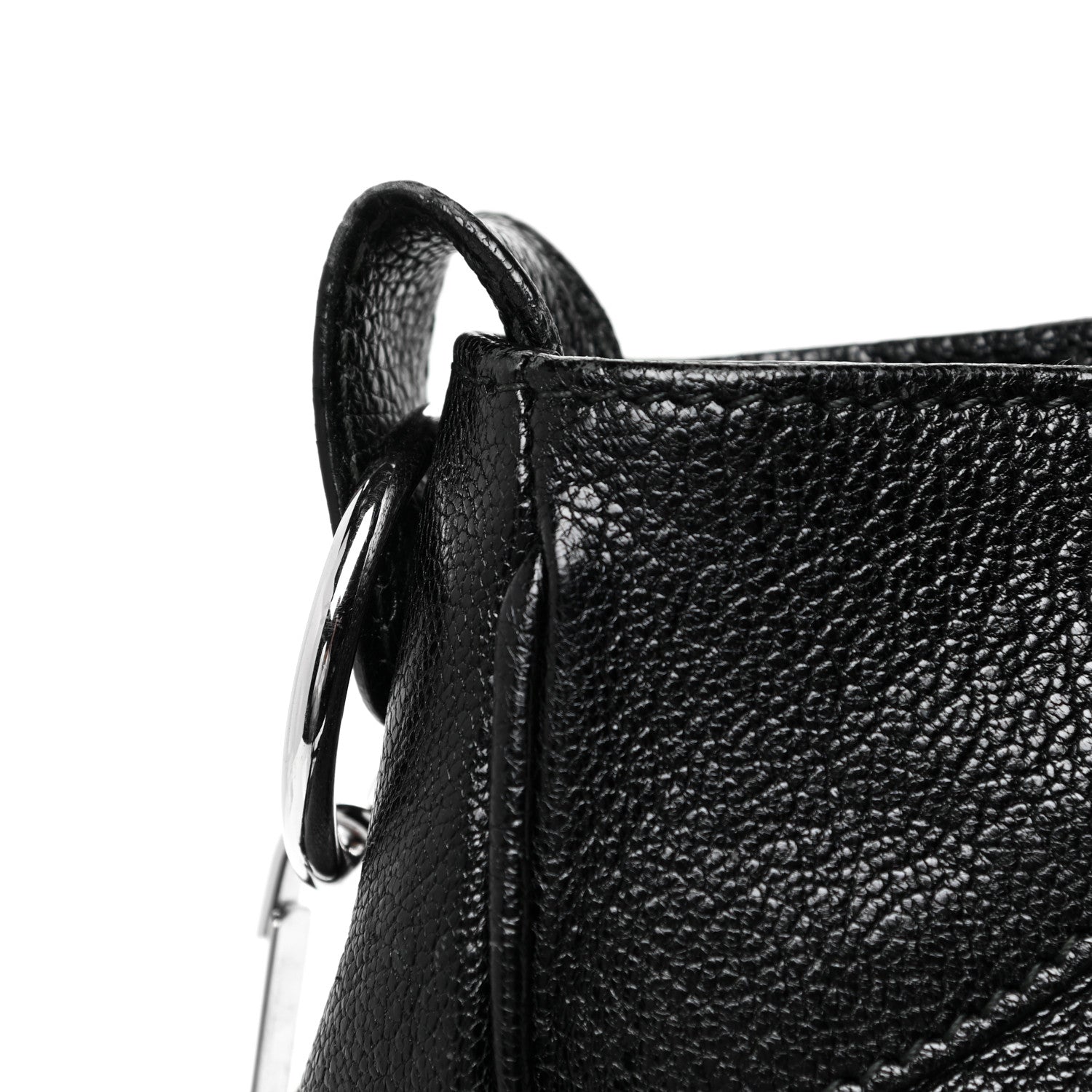 Balenciaga Chevre Silver Metallic Edge Hardware Velo Black 16 of 28