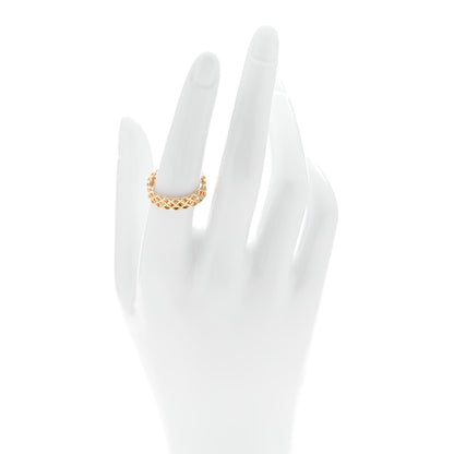 Gucci 18K Yellow Gold Thin Diamantissima Ring 54 7 2 of 4