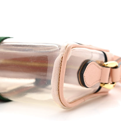Gucci Vinyl Web Mini Ophidia Transparent Shoulder Bag Perfect Pink 10 of 11