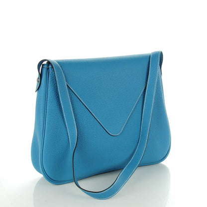 Hermes Togo Christine Blue Jean 3 of 8