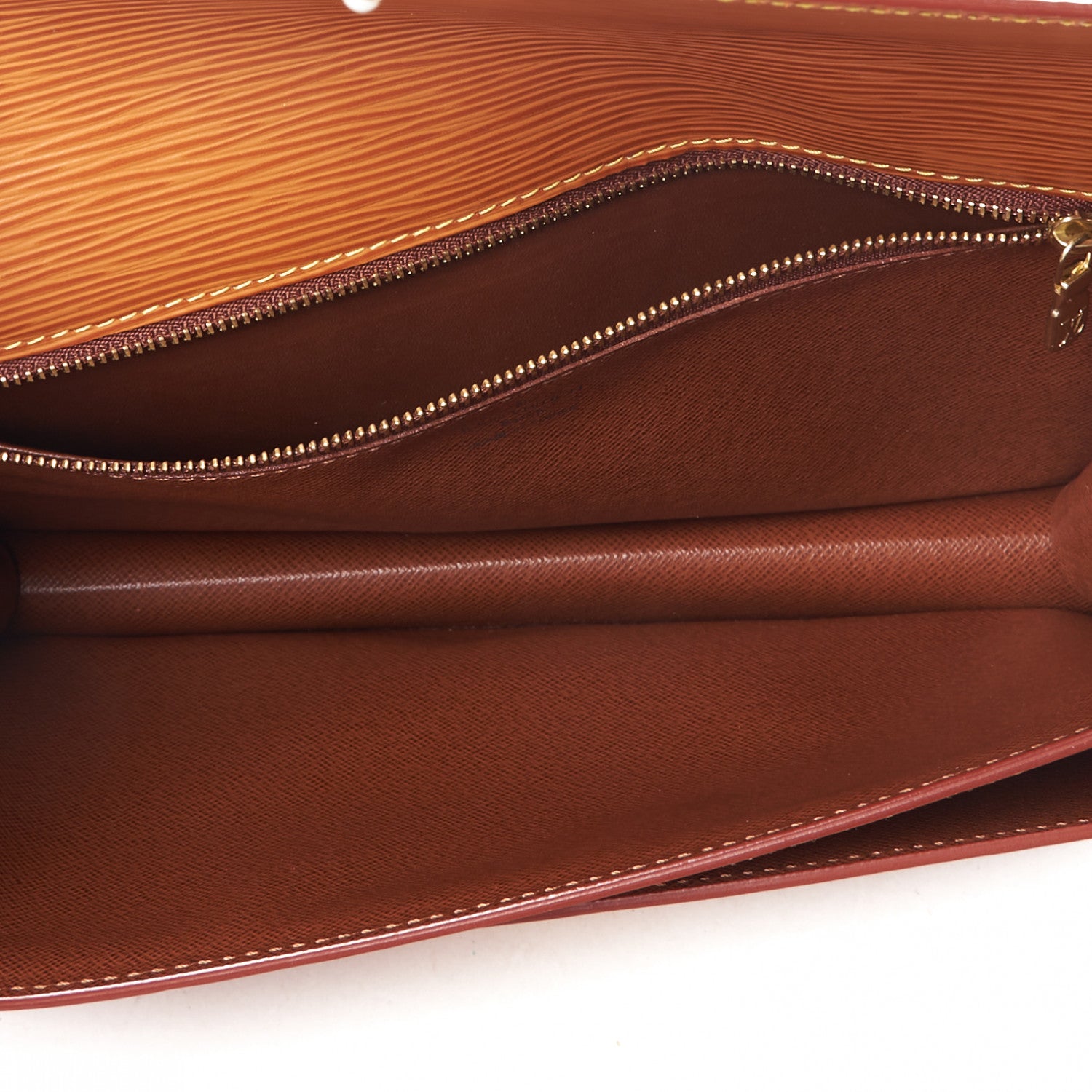 Louis Vuitton Epi Pochette Sellier Dragonne Cipango 6 of 9
