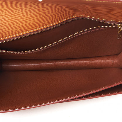 Louis Vuitton Epi Pochette Sellier Dragonne Cipango 6 of 9