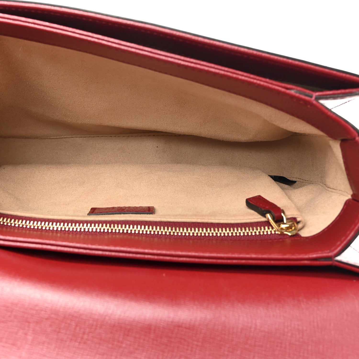 Gucci Azalea Calfskin Horsebit 1955 Shoulder Bag New Cherry Red 5 of 14