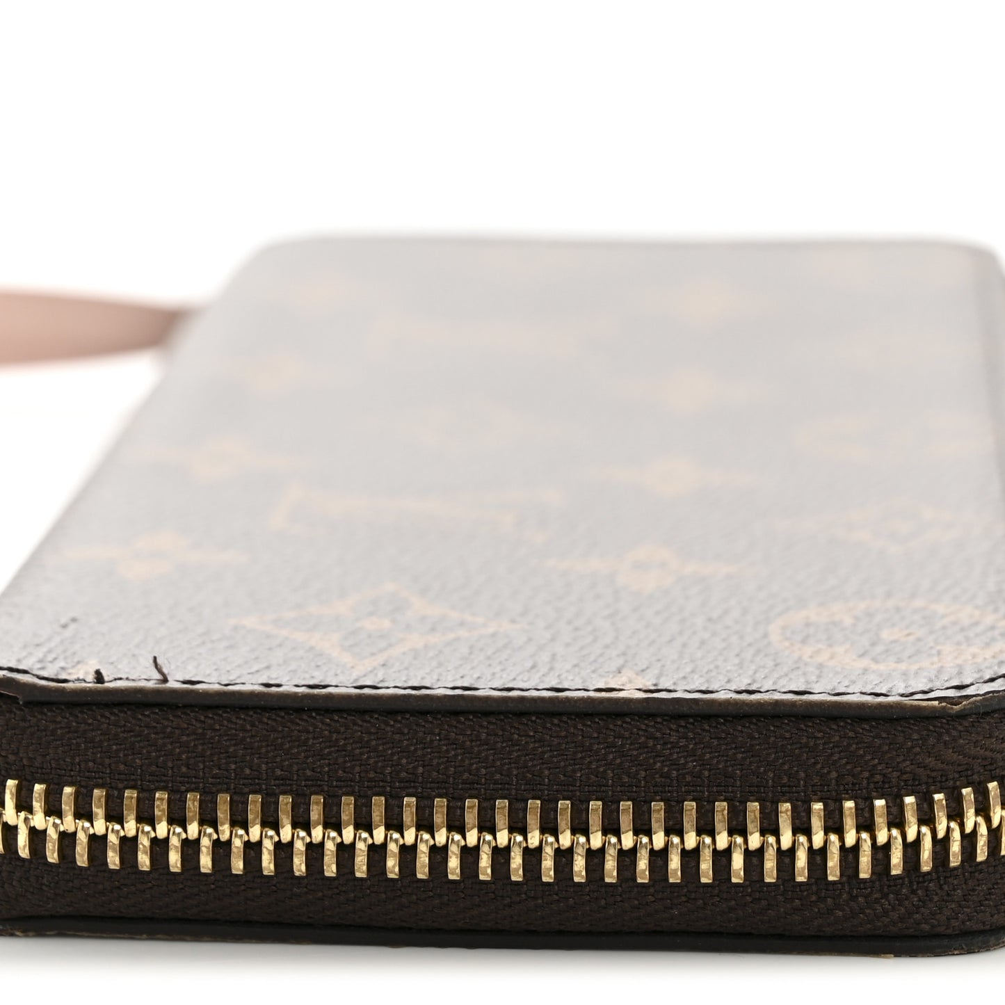 Monogram Clemence Wallet Rose Ballerine