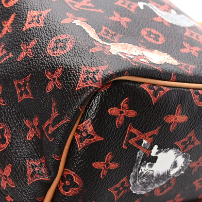 Louis Vuitton Catogram Speedy Bandouliere 30 Marron 11 of 11